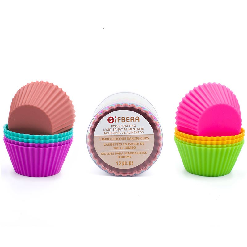 Silicone Muffin Cupcake Cup Mold Baking Paper Cup Oven Household